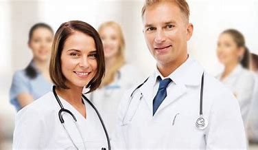 Smiling medical professionals for individual health insurance