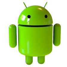 Green Android mascot for mobile apps.