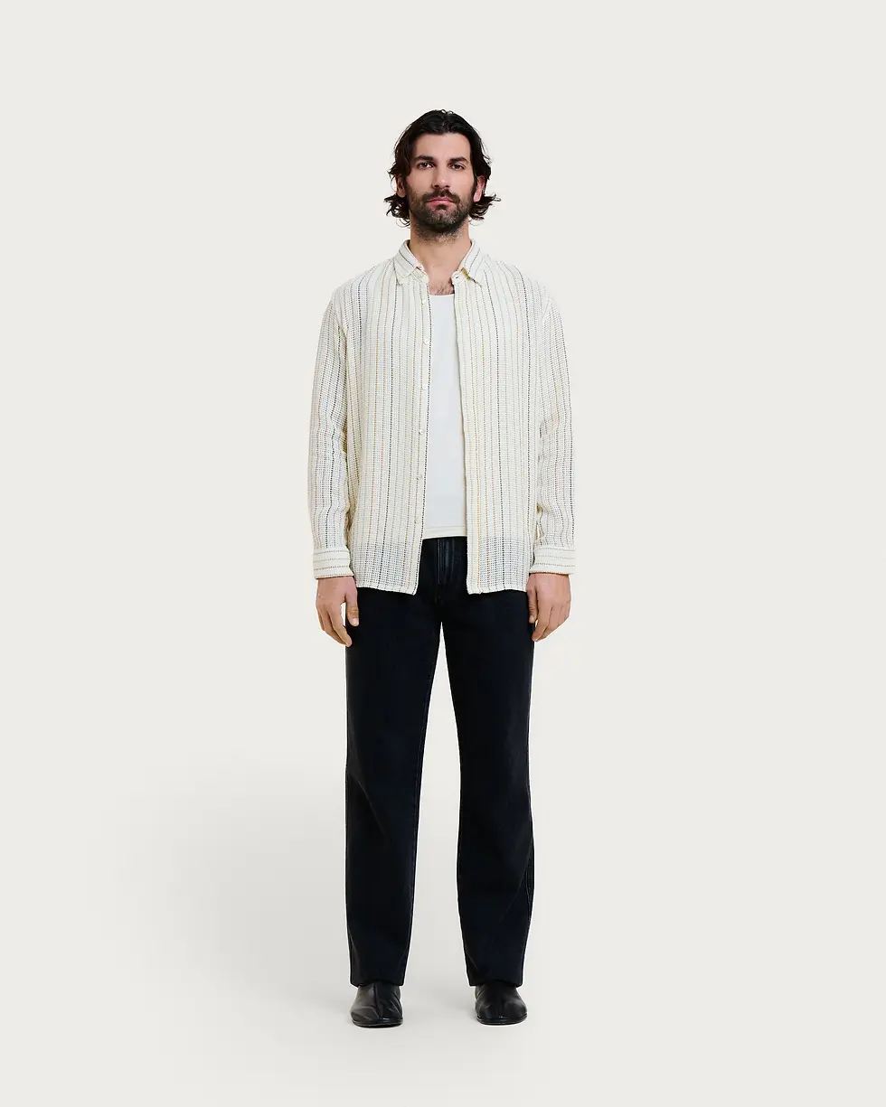 Miniature : HOMECORE CHEMISE SHADOW NET ECRU MULTI