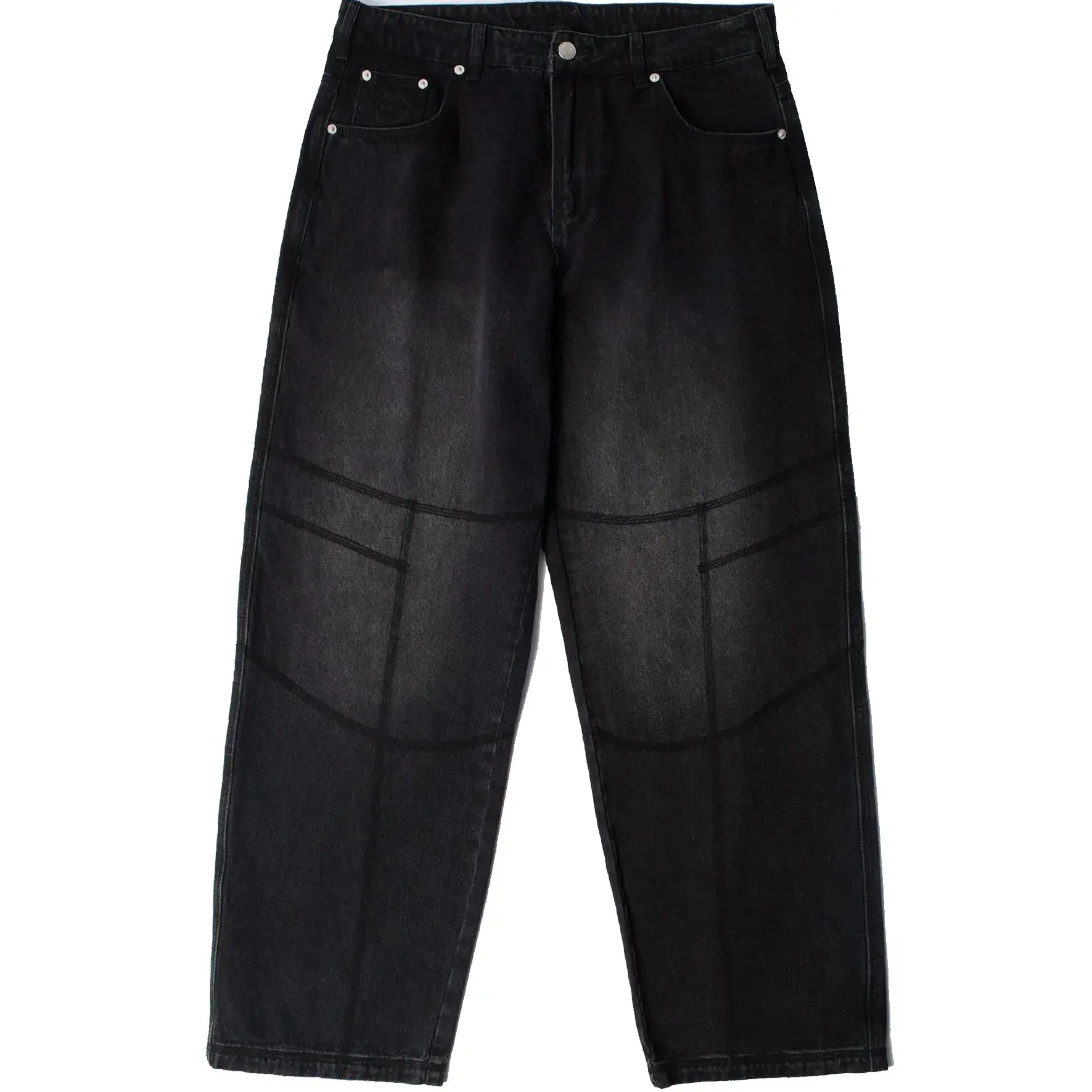 BY PARRA PANTALON MOTO STITCHER BLACK