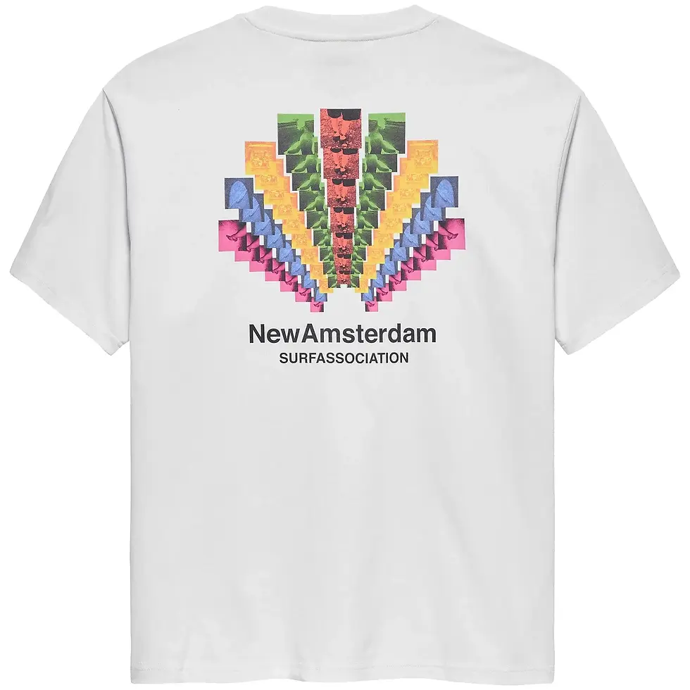 NEW AMSTERDAM SURF ASSOCIATION T-SHIRT COLLAGE