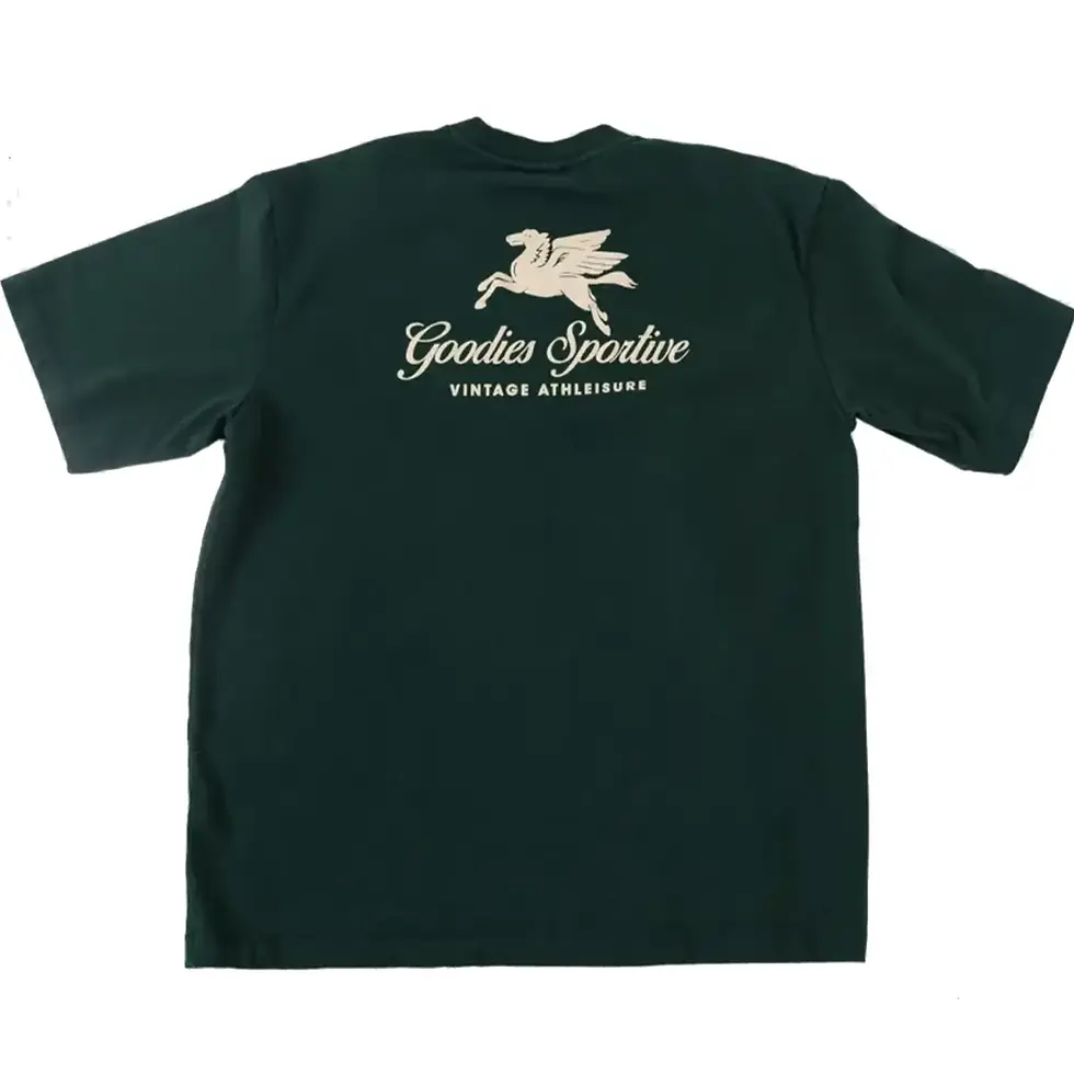 GOODIES SPORTIVE T-SHIRT PEGASUS GREEN