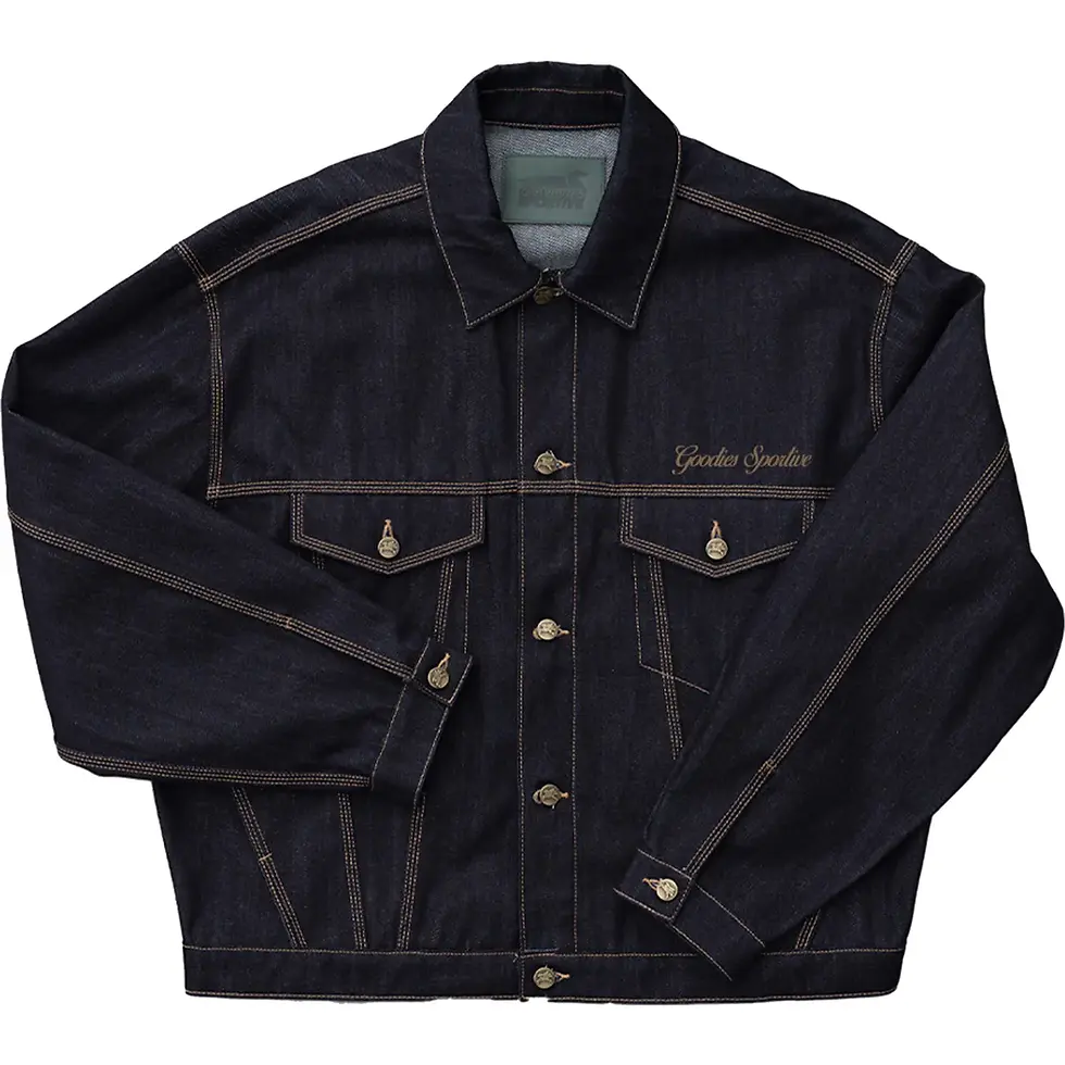 GOODIES SPORTIVE VESTE RAW DENIM TRUCKER