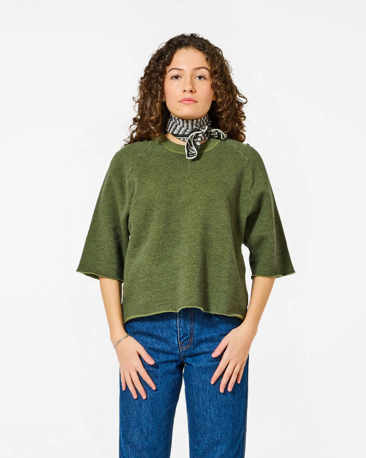 W HOMECORE SWEAT TERRA ROSEMARY GREEN
