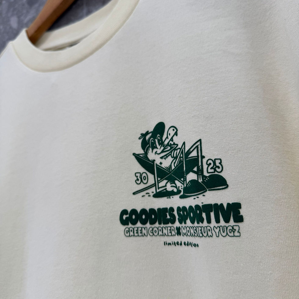 Miniature : GOODIES SPORTIVE x GREEN CORNER x MONSIEUR YUGZ TSHIRT BUTTER