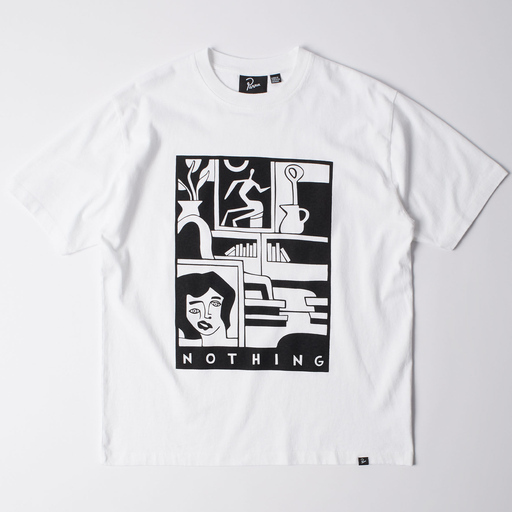 BY PARRA T-SHIRT OUR HOUSE WHITE