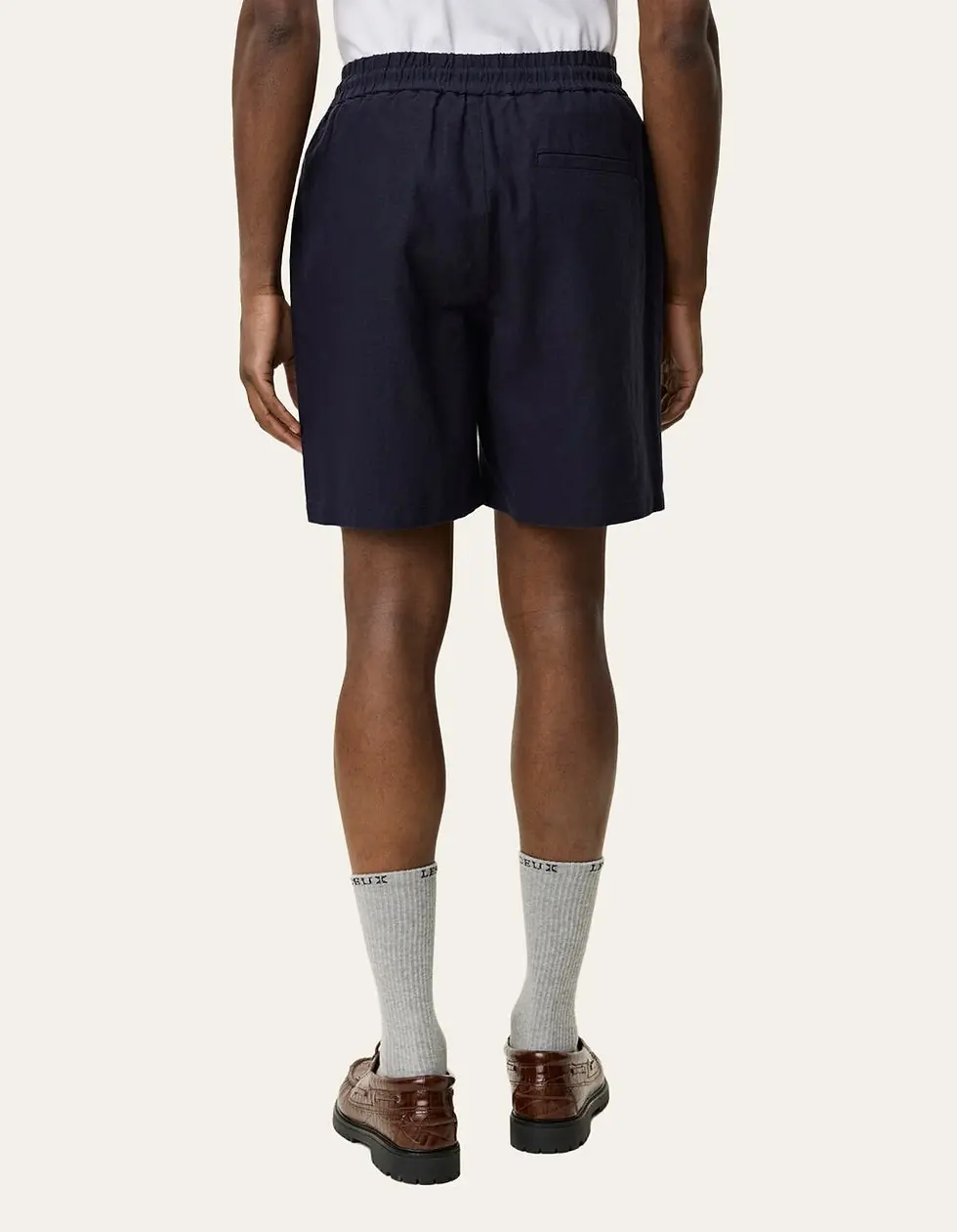 Miniature : LES DEUX SHORT OTTO LINEN DARK NAVY