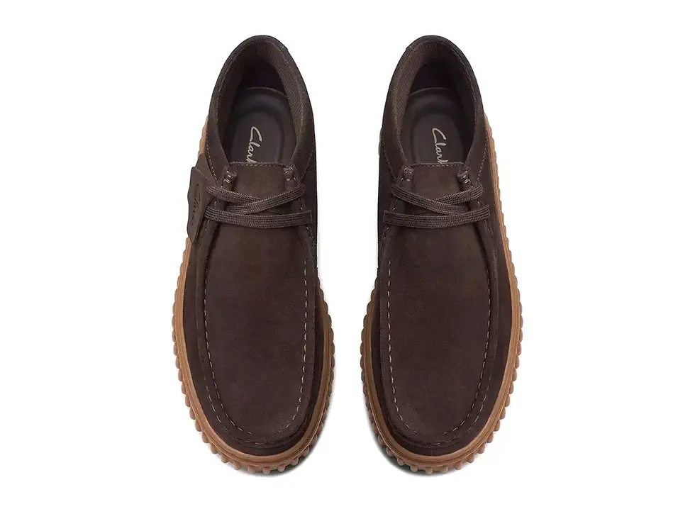 Miniature : CLARKS TORHILL HI DARK BROWN SUEDE