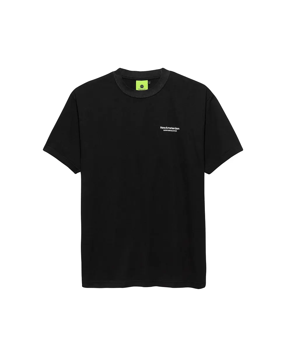 Miniature : NEW AMSTERDAM SURF ASSOCIATION T-SHIRT SEAL LOGO BLACK