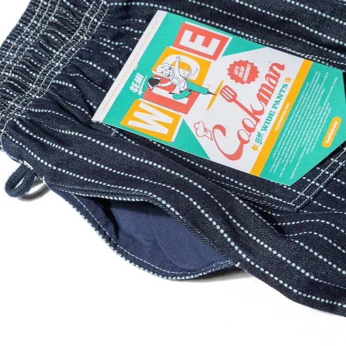 Miniature : COOKMAN CHEF PANTS SEMIWIDE WABASH DENIM