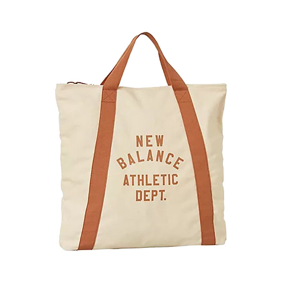 NEW BALANCE CANVAS TOTE BACKPACK WALNUT