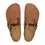 Miniature : BIRKENSTOCK BOSTON SUEDE MIXED LEATHER COGNAC