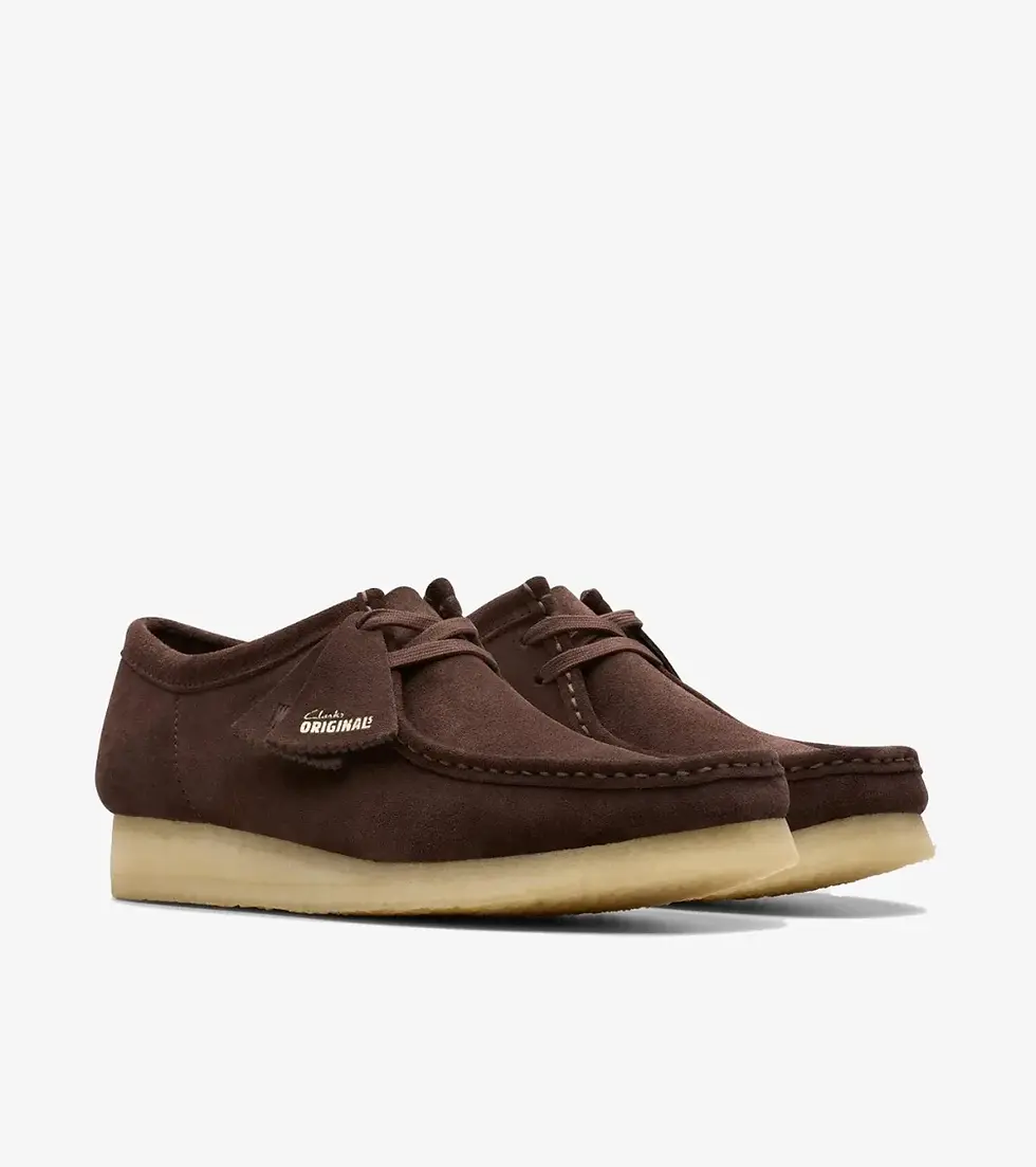 Miniature : CLARKS ORIGINALS WALLABEE DARK BROWN SUEDE