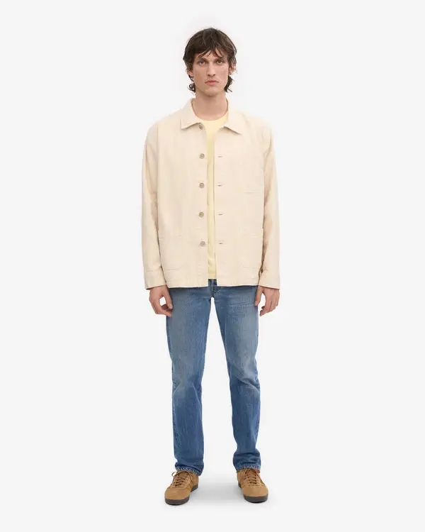 Miniature : COLORFUL STANDARD VESTE ORGANIC WORKWEAR JACKET IVORY WHITE