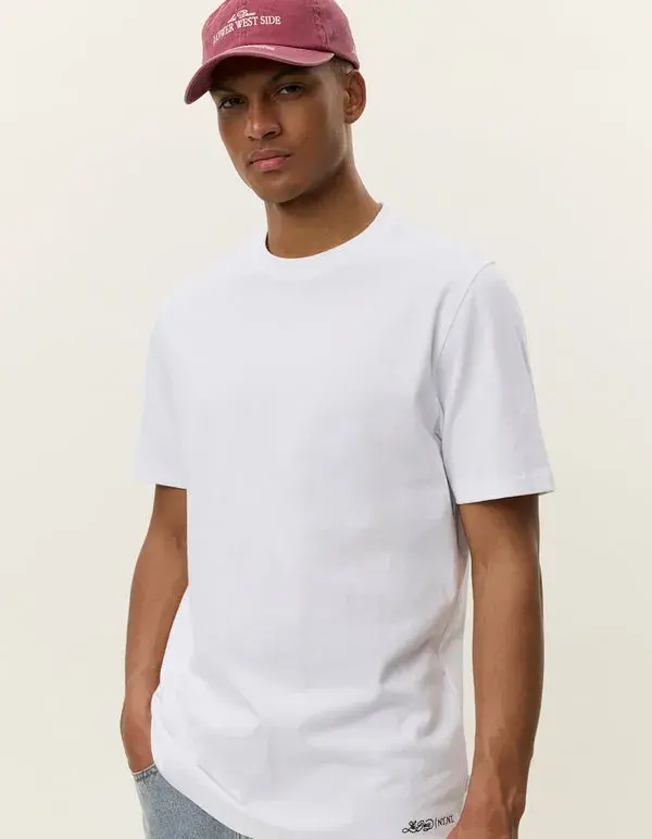 Miniature : LES DEUX T-SHIRT BRANDON SNOW MELANGE