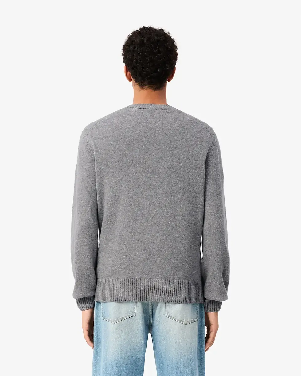 Miniature : LACOSTE PULL LAINE AH2916 GRIS CHINE