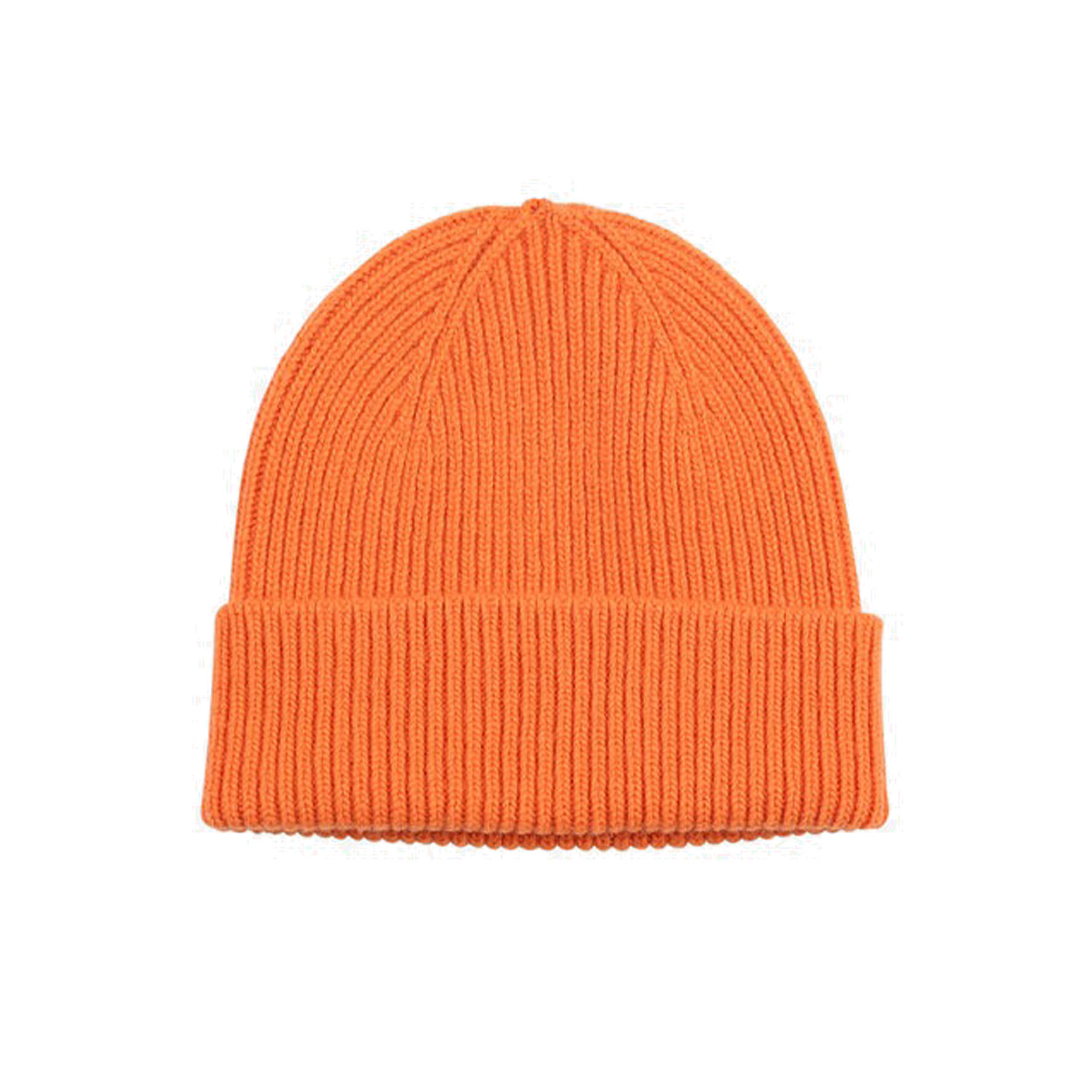 COLORFUL STANDARD BONNET MERINO WOOL BEANIE BURNED ORANGE