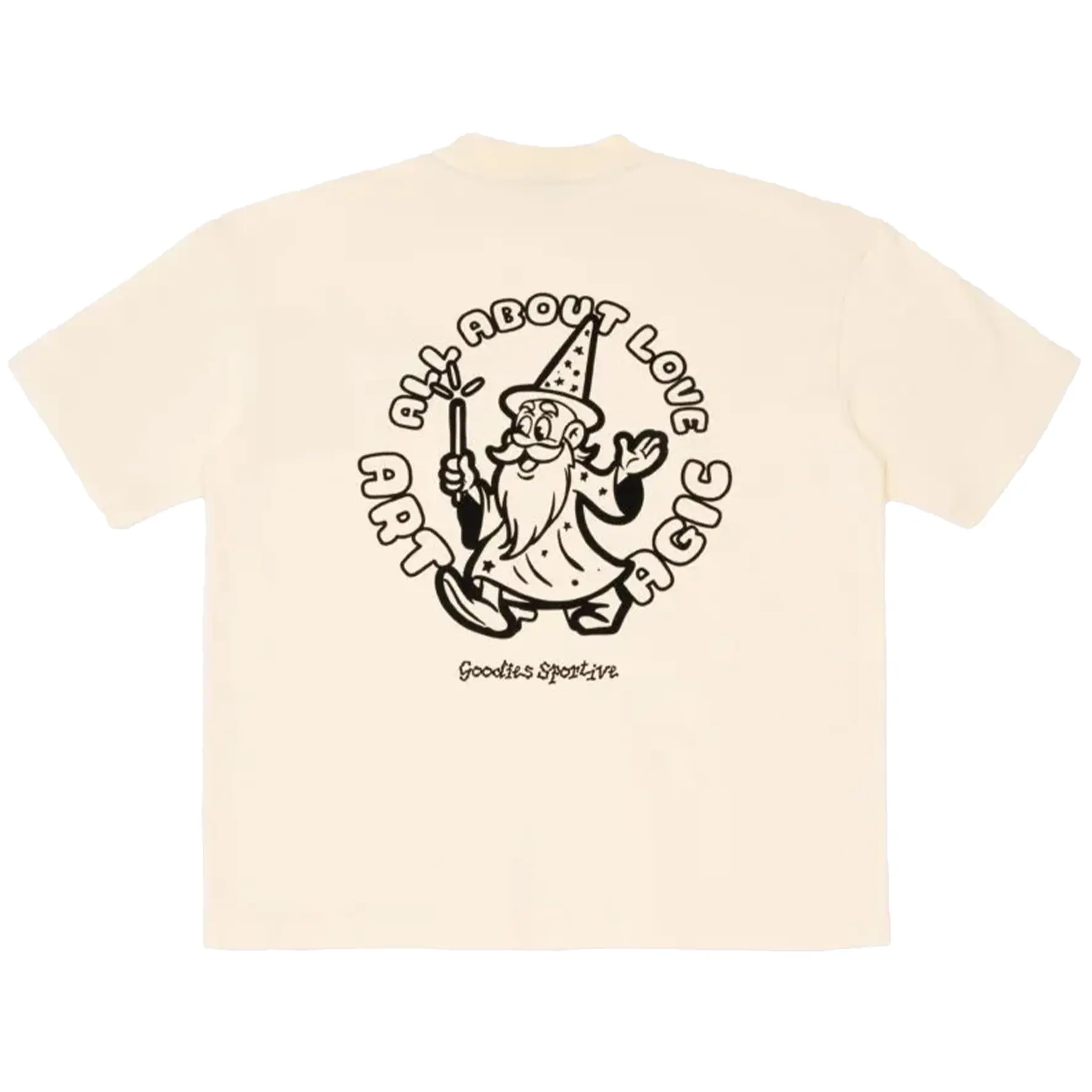 GOODIES SPORTIVE T-SHIRT MAGICIAN BUTTER