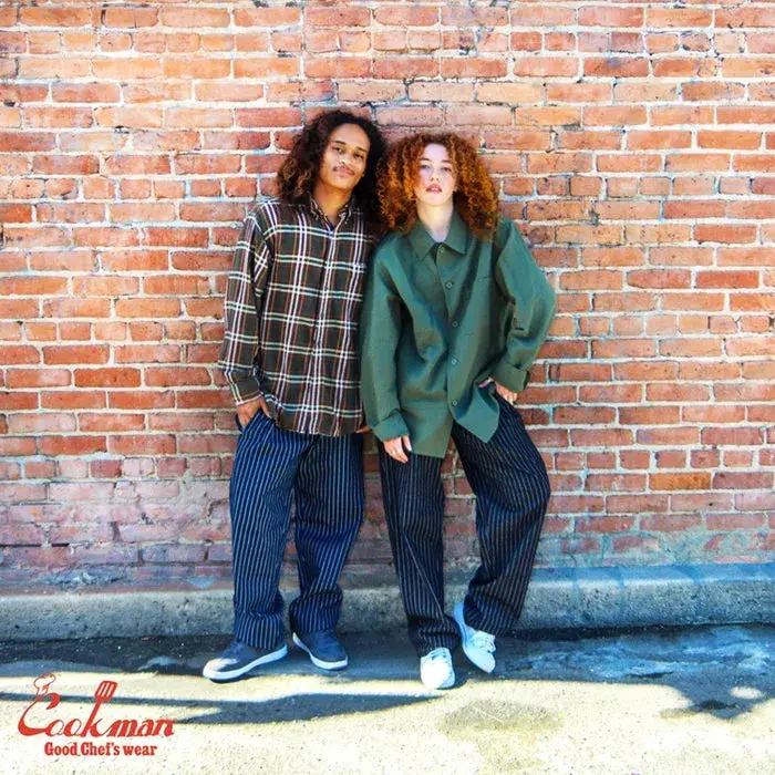 Miniature : COOKMAN CHEF PANTS SEMIWIDE WABASH DENIM