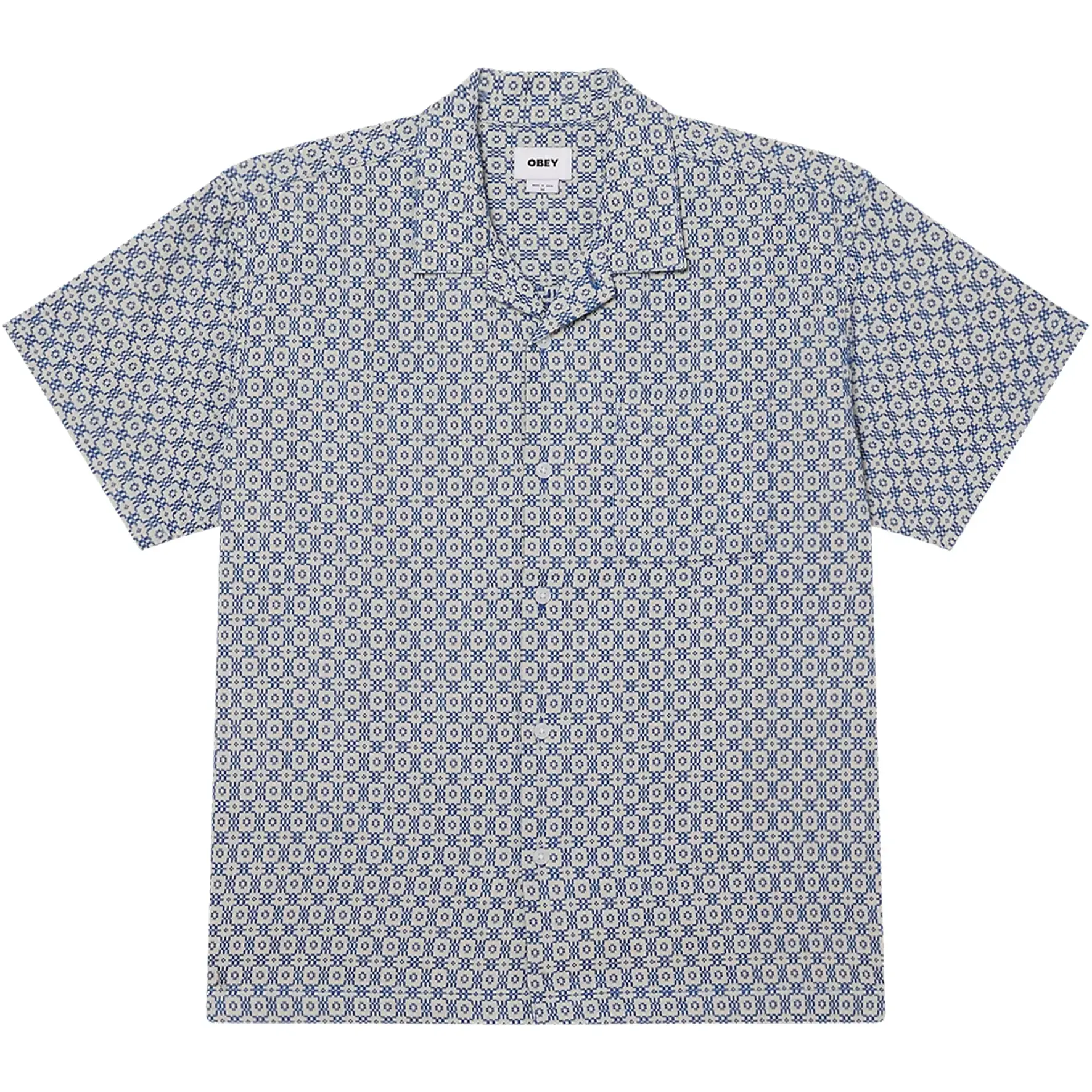 OBEY CHEMISE MC ADRIAN WOVEN UNBLEACHED MULTI