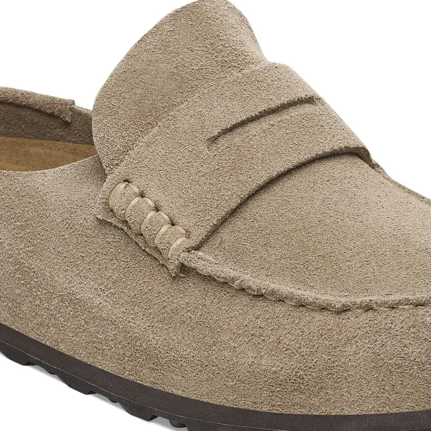 Miniature : Mixte BIRKENSTOCK NAPLES WRAPPED SUEDE TAUPE