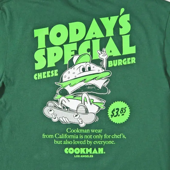 Miniature : COOKMAN T-SHIRT TODAY'S SPECIAL DARK GREEN