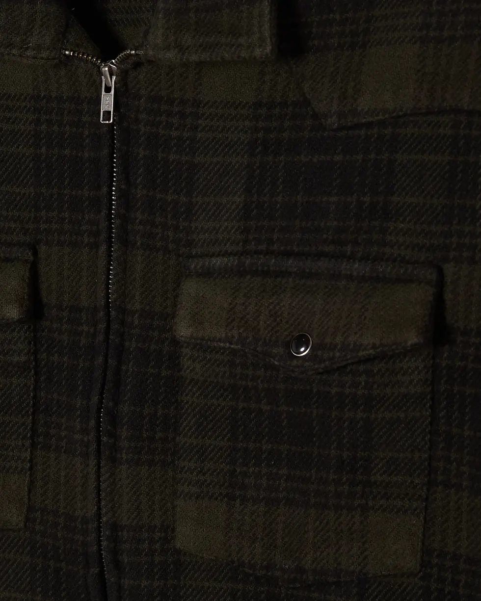 Miniature : OBEY JACKET WILLIE ZIP SHIRT ROSIN MULTI