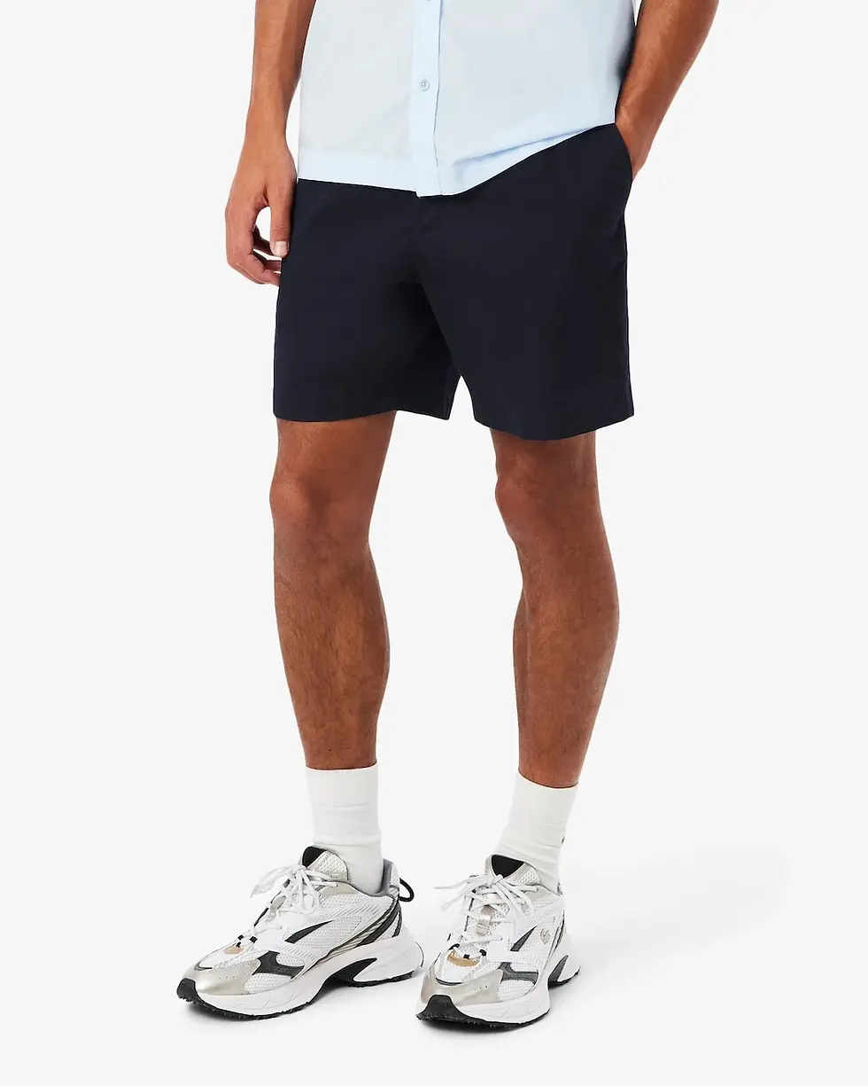 Miniature : LACOSTE SHORT GH2324 BLEU MARINE