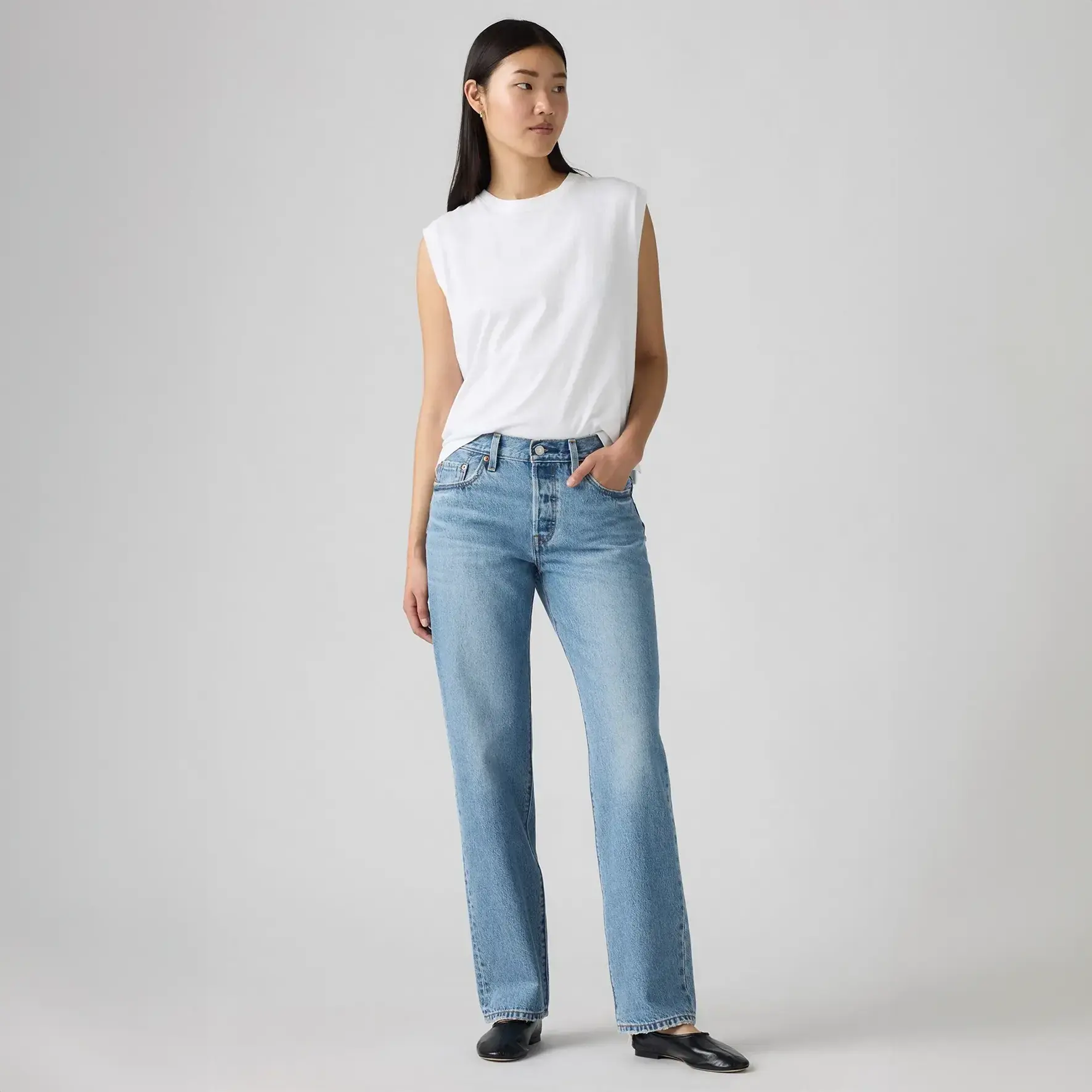 W LEVI'S DENIM 501 '90S IN LOVE WITH YOU