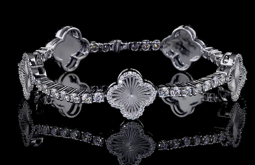 clover dimond bracelet