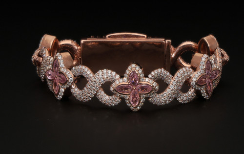 Clover leaf Infinity link Bracelet | Zevadhi