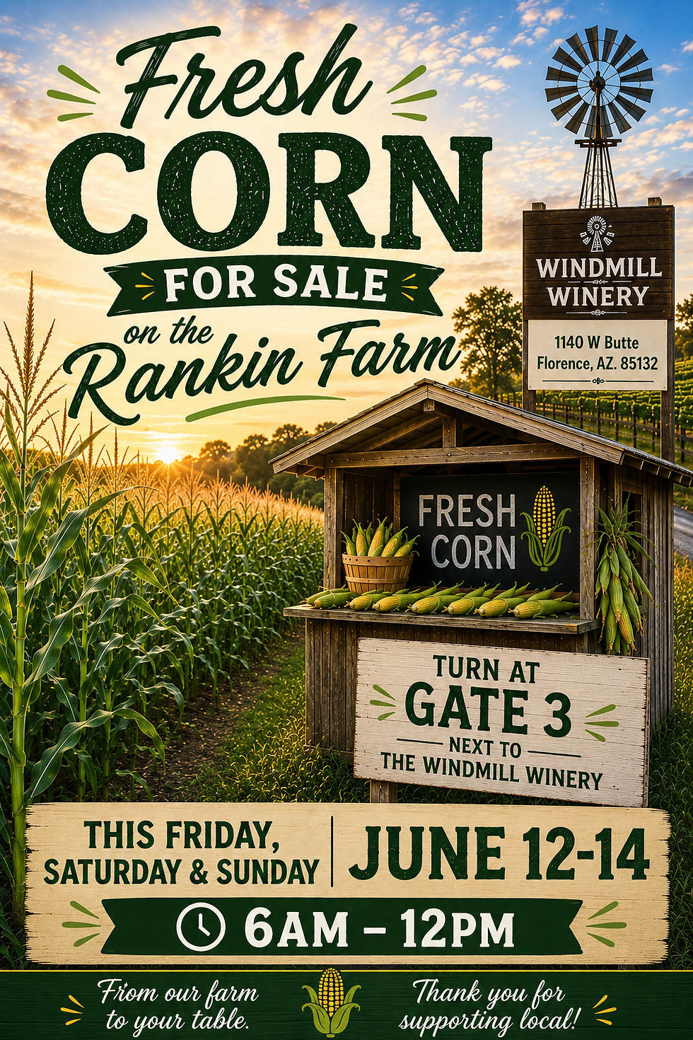 Fresh Corn on the Rankin Farm