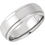 Miniatura: 14K White 7.5mm Flat Edge Comfort-Fit Band Size 9.5