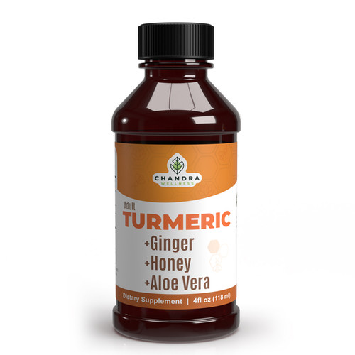 Adult Turmeric, Ginger, Honey and Aloe Vera Syrup Chandra Wellness