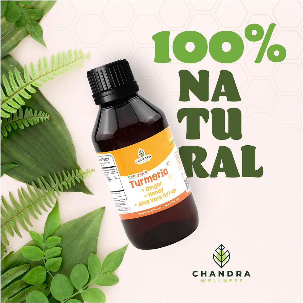 Thumbnail: Children's Turmeric, Ginger, Honey and Aloe Vera Syrup