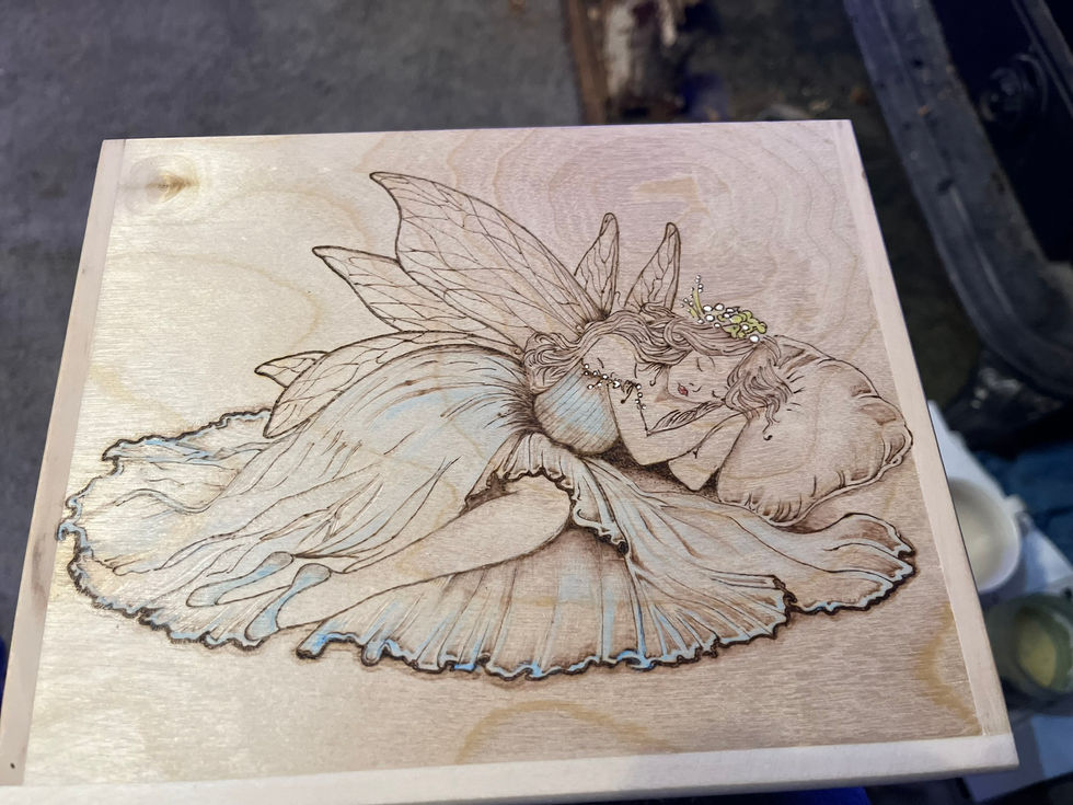 Blue Sleeping Fairy