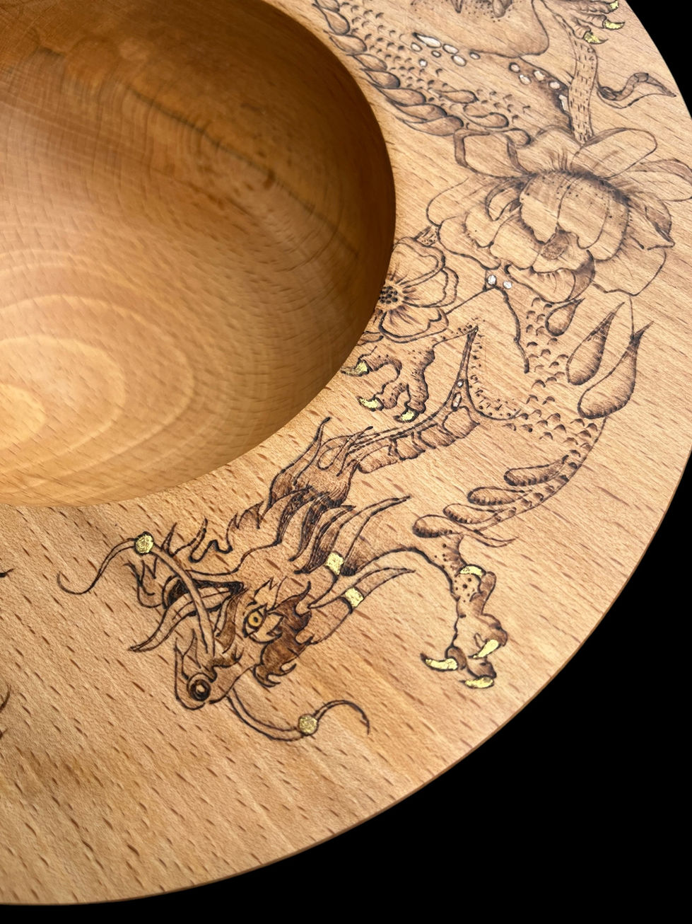 Close up dragon bowl