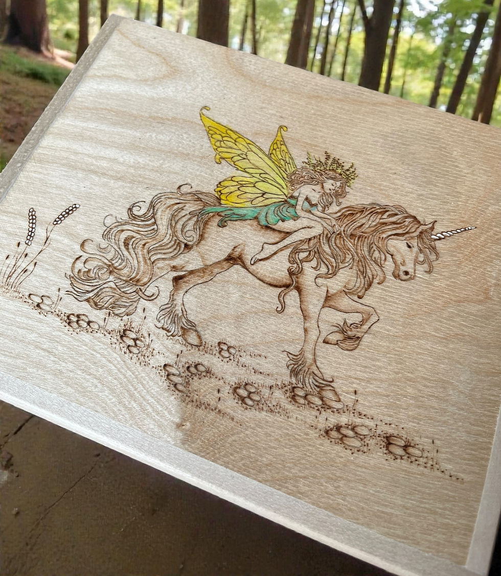 Thumbnail: Fairy and unicorn - Scarborough Fair music box
