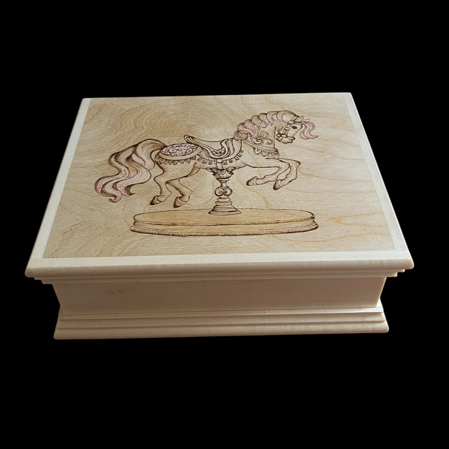 Carousel Horse Music Box