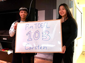 托福考試一戰失利後怎麼翻身考到 103？6 週托福家教真實心得｜Pin TOEFL