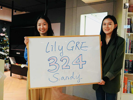 Lily GRE課程縮短學習的 feedback loop,高效率GRE拿324高分!