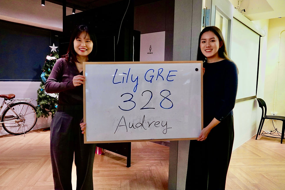 在職準備 GRE 心得：交大管科二戰328分 感謝Lily GRE 1-1諮詢安排!