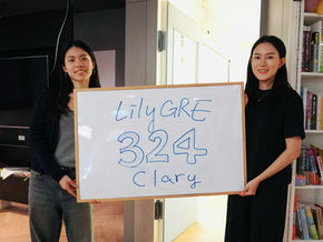 GRE成績324, 感謝Lily GRE線上課程!