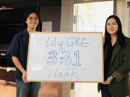 P人如何有效備戰GRE考試?GRE衝刺班一戰331!|Lily GRE課程