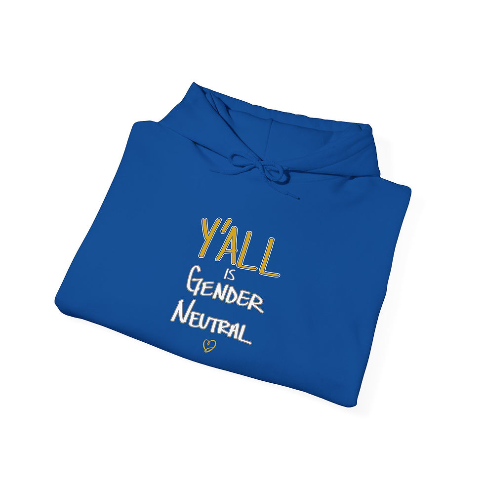 Thumbnail: Yall is Gender Neutral - Unisex Heavy Blend™ Hooded Sweatshirt