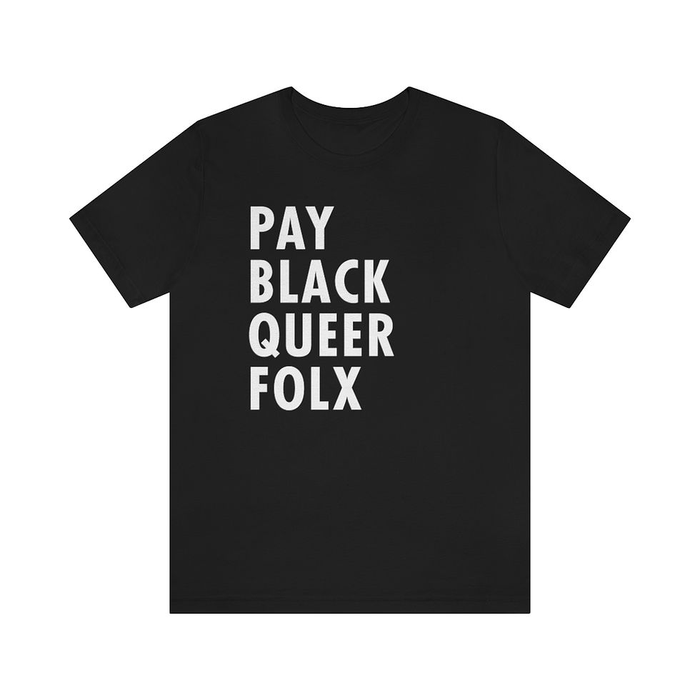 Thumbnail: Pay Black Queer Folx - Unisex Jersey Short Sleeve Tee