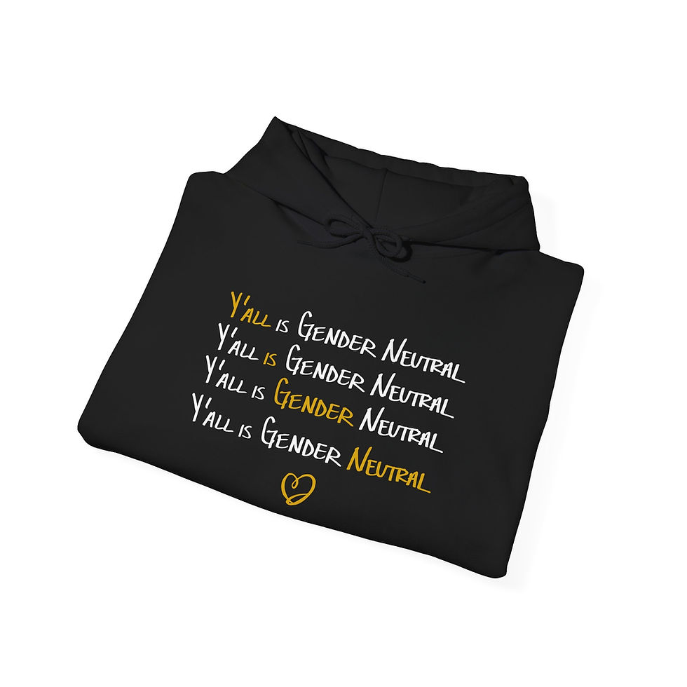 Thumbnail: Yall is Gender Neutral (Multi) - Unisex Heavy Blend™ Hooded Sweatshirt