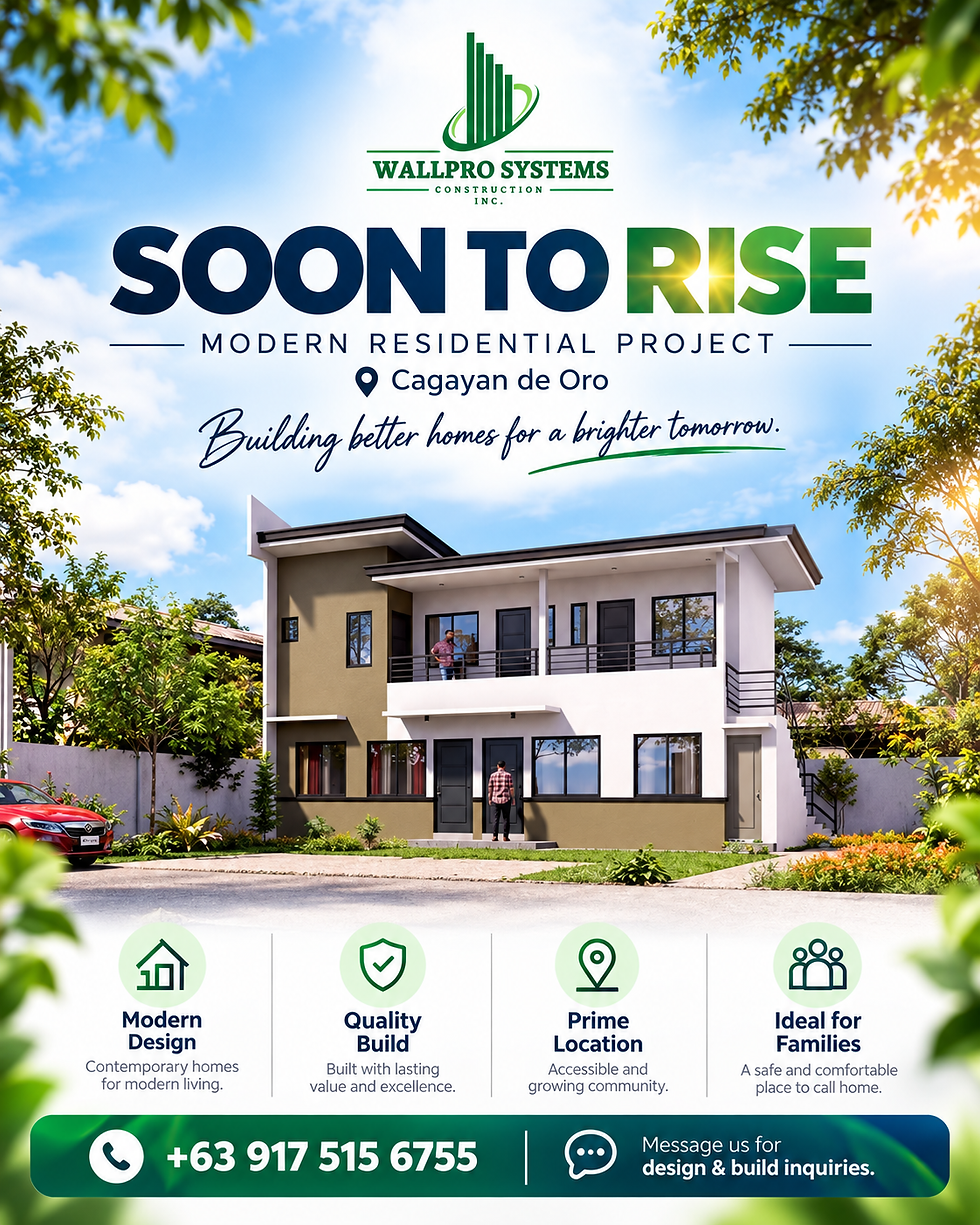 Soon to Rise House in Cagayan de Oro: From Empty Lot to Future Home