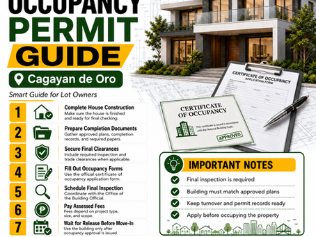 Occupancy Permit Guide in Cagayan de Oro
