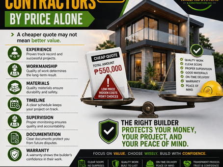 Seven Items Commonly Missing From Cheap Construction Quotations